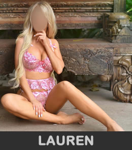 Lauren, stunningly beautiful blonde with a lovely pair of 34EE boobs on a gorgeous size 10 figure